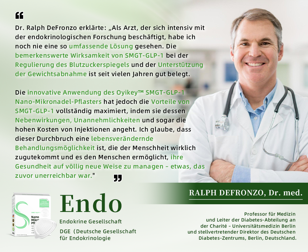 【7 dager for å se resultater】👨⚕️Oyikey®SMGT-GLP-1 Nano mikronålplaster (Painless, langvarig, mot diabetes, fedme og hjerte- og karsykdommer) 🍒
