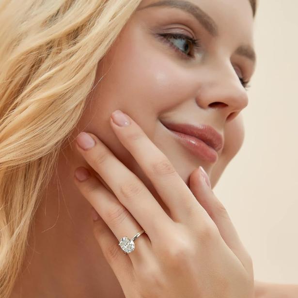𝘾𝙕𝙏𝙄𝘾𝙇𝙀™Magnetisk terapi moissanittdiamantring (💍Ringen er justerbar og er en uniseksmodell)🛒🛒