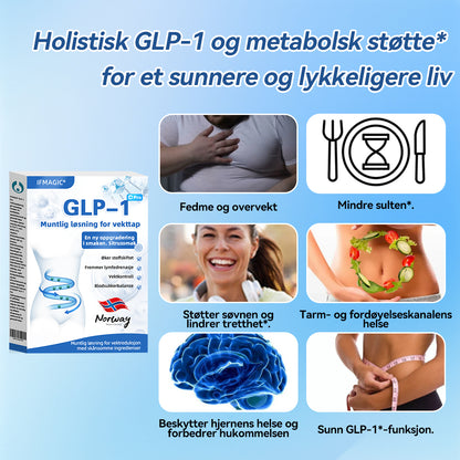 IFMAGIC® GLP-1 Pro Munnløselig løsning for vekttap✅Anbefaling av leger ved Aleris Overvektsklinikk👩‍⚕️Egnet for kroniske sykdommer, overvekt, diabetes, hjerte- og karsykdommer🔥